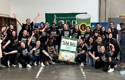 High Impact Philanthropist Kwanza Jones Donates $15,000 to Los Angeles Regional Food Bank