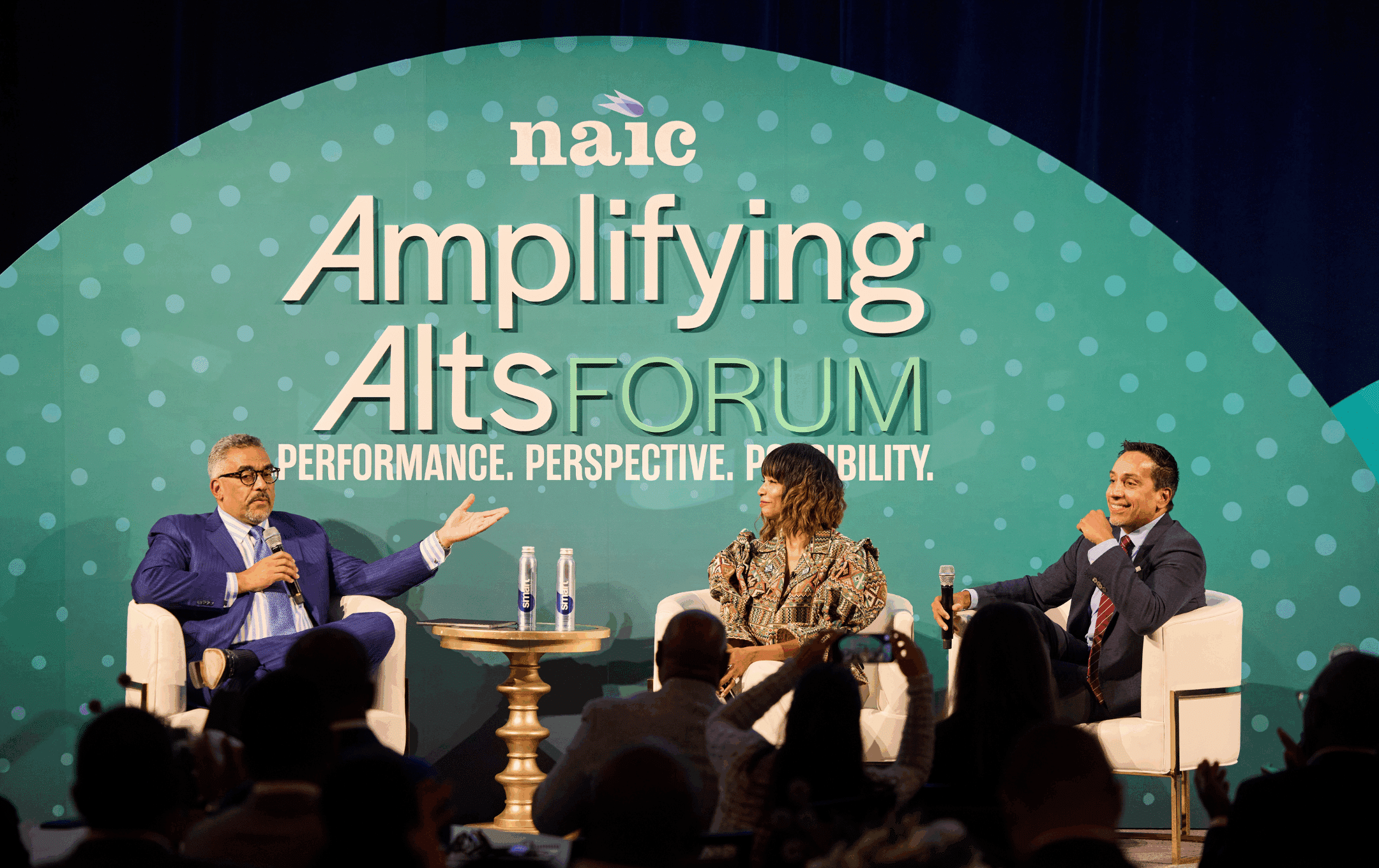 Kwanza Jones and José E. Feliciano at NAIC Alts Forum