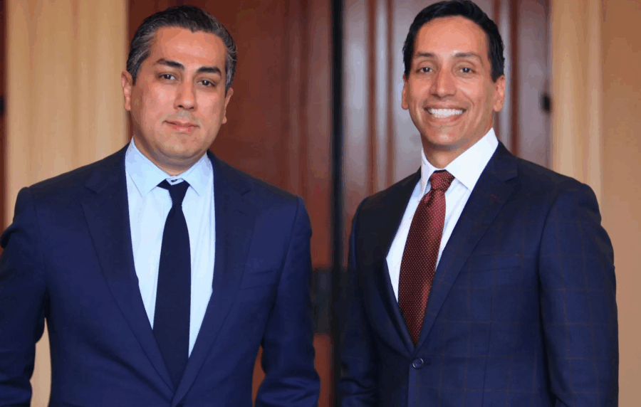 Behdad Eghbali, left, and José Feliciano